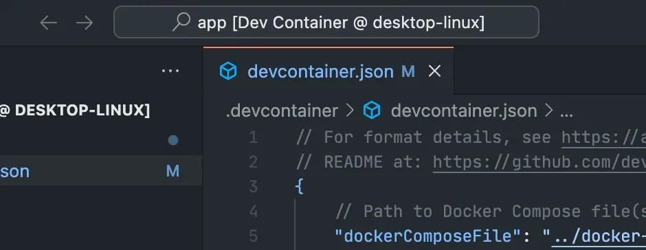 Running in container